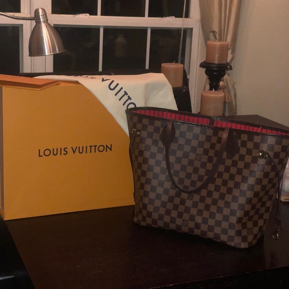 ✖️✖️SOLD✖️✖️Louis Vuitton Neverfull MM Damier - Picture 1 of 8